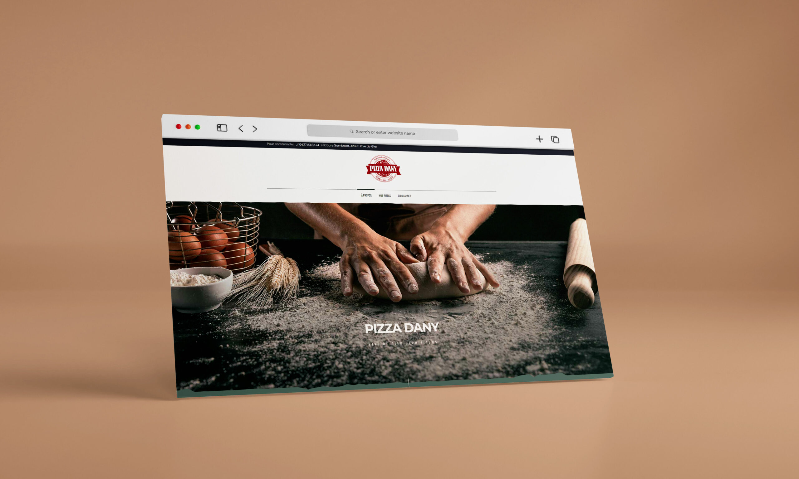 Expertise création site internet restaurant pizzeria - Pizza Dany
