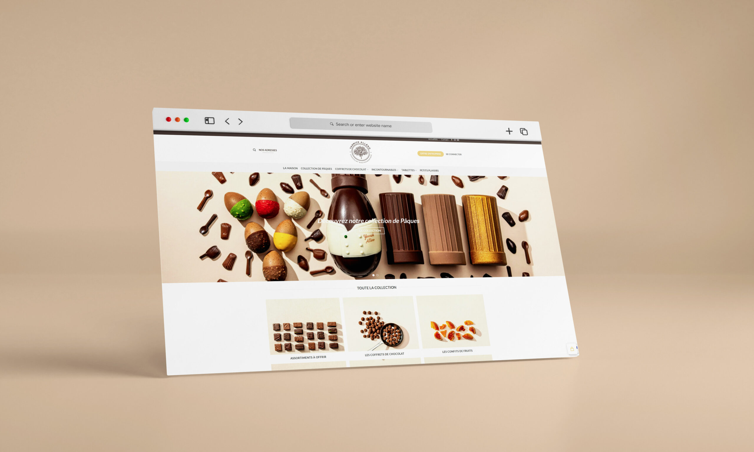 Expert e-commerce haute gastronomie - Site Yannick Alléno