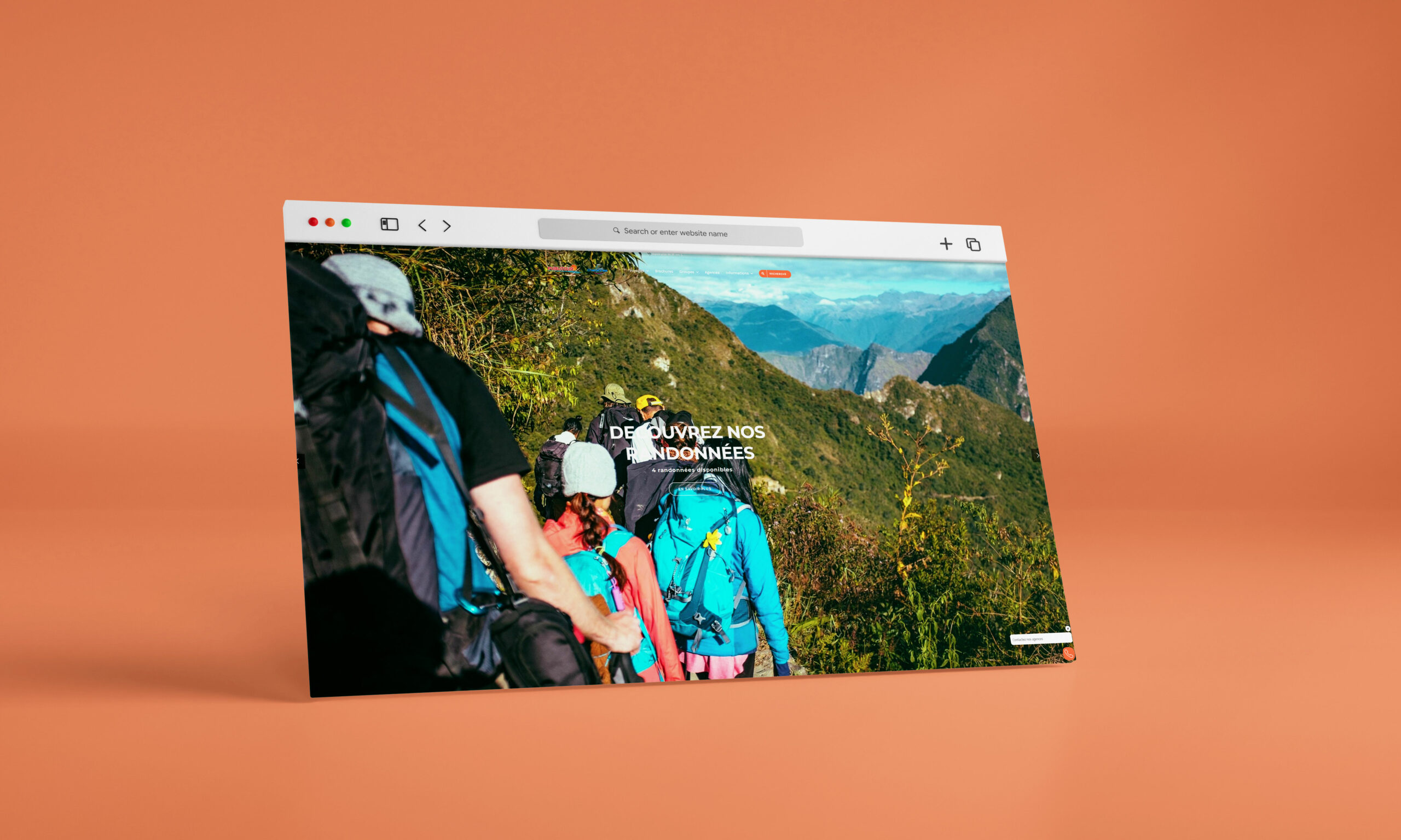 Expertise création site internet agence de voyage - Publitour